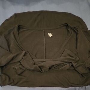 Worthington Black V-Neck Blouse